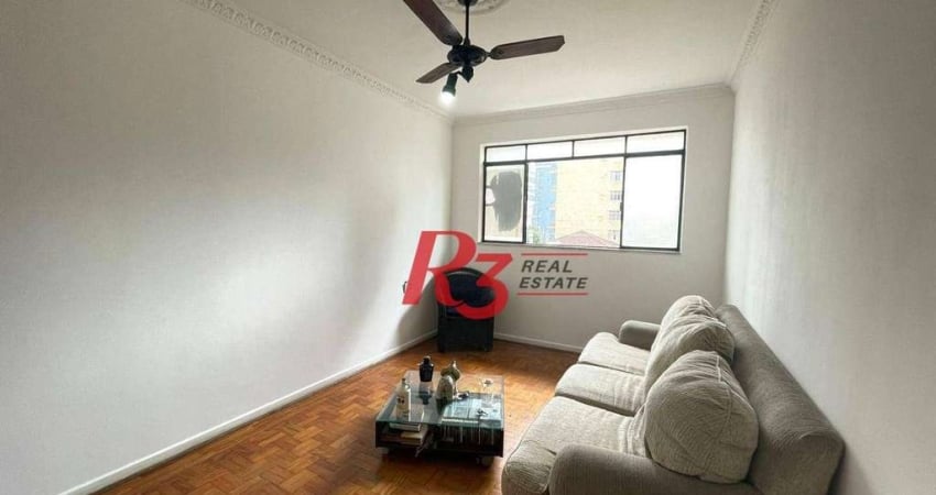 Apartamento à venda, 80 m² por R$ 550.000,00 - Gonzaga - Santos/SP