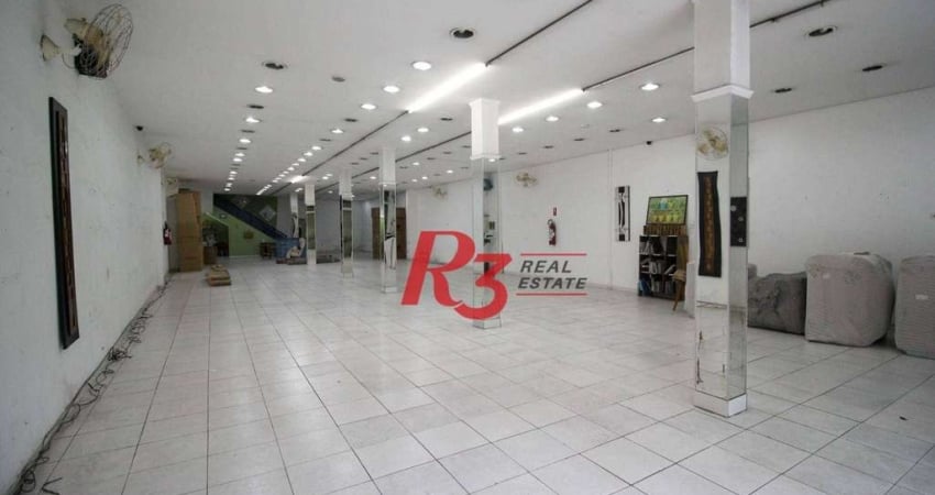 Loja para alugar, 720 m² por R$ 16.000,00/mês - Centro - Santos/SP