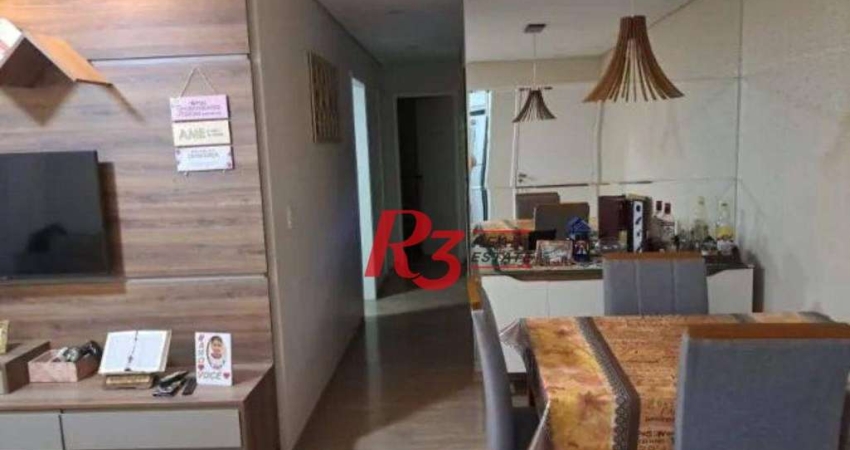 Apartamento à venda, 57 m² por R$ 330.000,00 - Morro Nova Cintra - Santos/SP