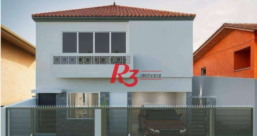 Apartamento com 3 dormitórios à venda, 98 m² por R$ 980.000,00 - Boqueirão - Santos/SP