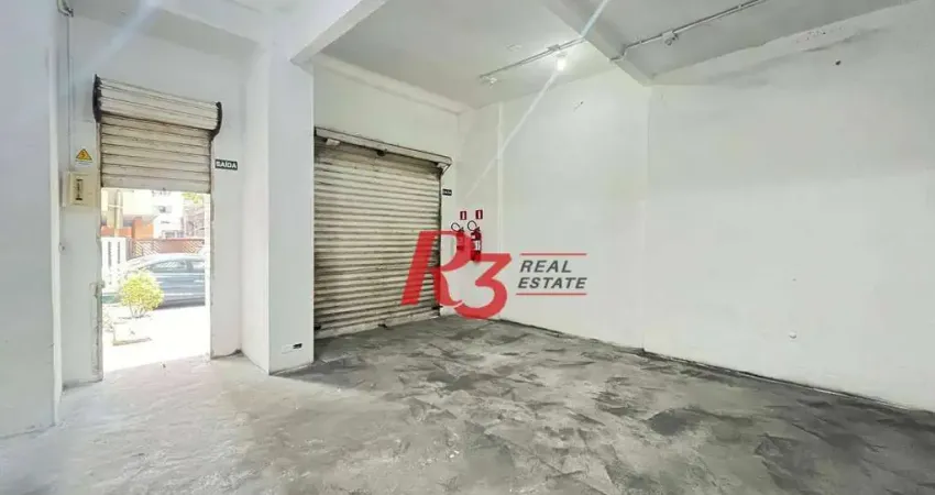 Loja para alugar, 72 m² por R$ 4.200,02/mês - Boqueirão - Santos/SP