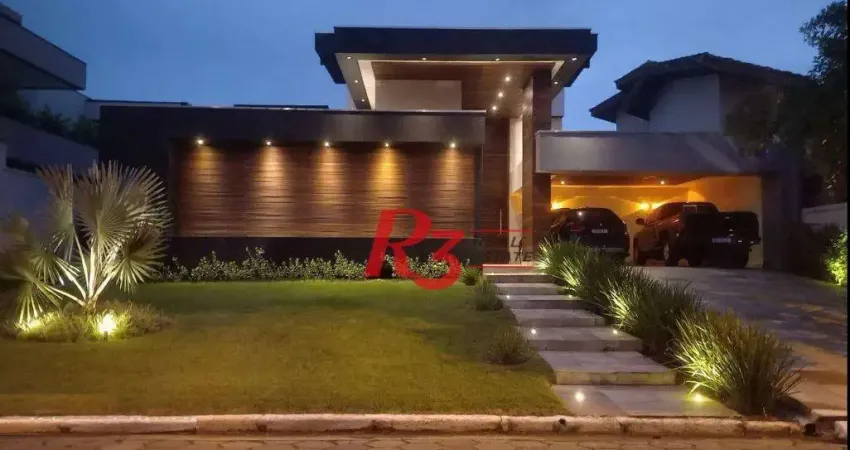 Casa com 6 dormitórios à venda, 400 m² por R$ 4.500.000,00 - Acapulco - Guarujá/SP