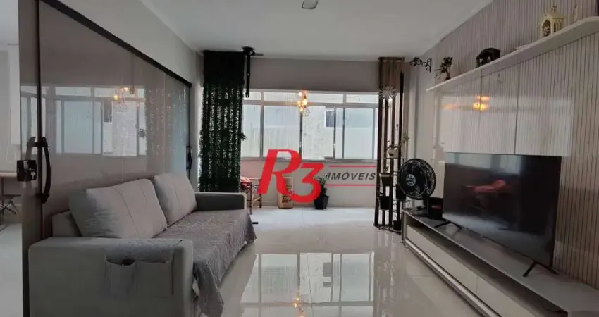 Apartamento com 2 dormitórios à venda, 94 m² por R$ 630.000,00 - Gonzaga - Santos/SP