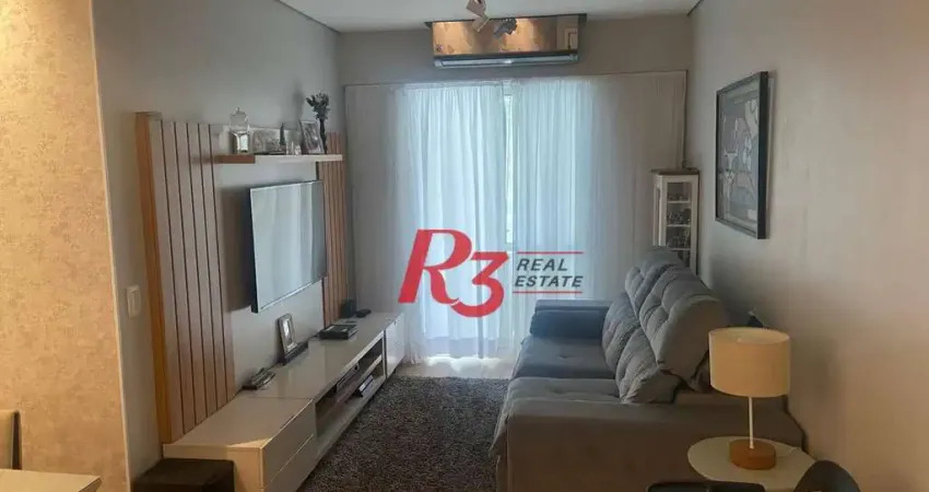 Apartamento com 3 dormitórios à venda, 84 m² por R$ 745.000,00 - Marapé - Santos/SP