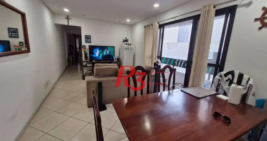 Apartamento com 2 Quartos  à venda, 83 m² por R$ 650.000 - Pompéia - Santos/SP