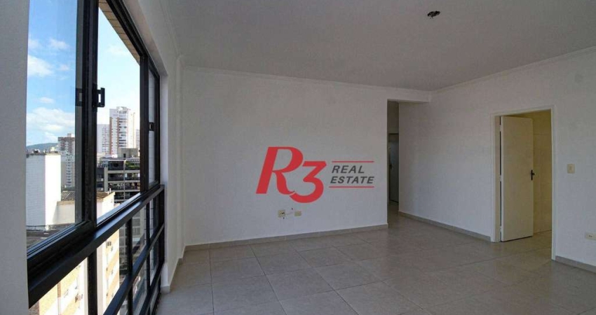 Apartamento com 2 dormitórios à venda, 99 m² por R$ 720.000,00 - Boqueirão - Santos/SP
