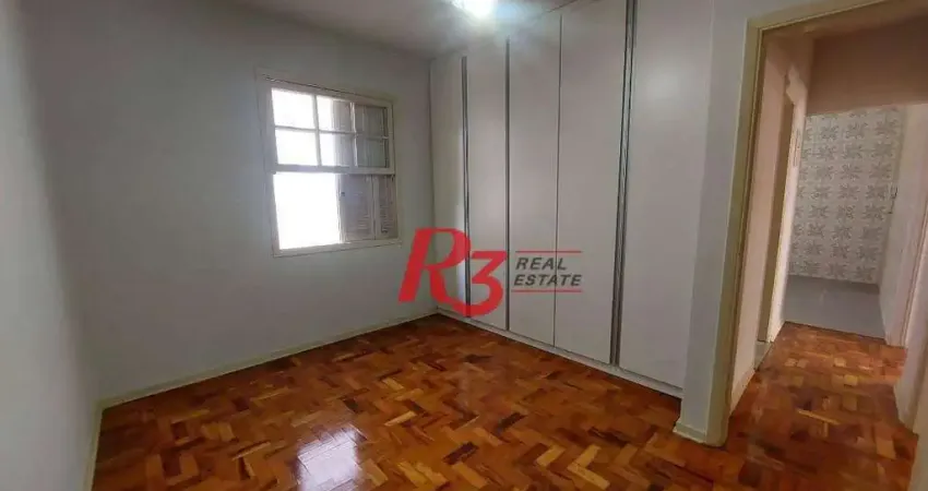 Apartamento com 2 dormitórios para alugar, 70 m² por r$ 3.200,02/mês - embaré - santos/sp