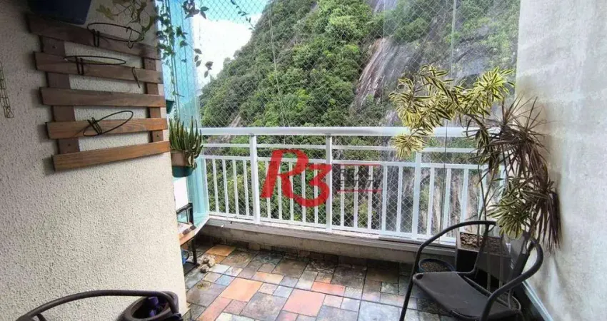 Apartamento com 2 dormitórios à venda, 84 m² por R$ 650.000,00 - Marapé - Santos/SP