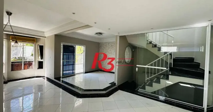 Casa com 5 dormitórios à venda, 400 m² por R$ 1.800.000,00 - Boqueirão - Santos/SP