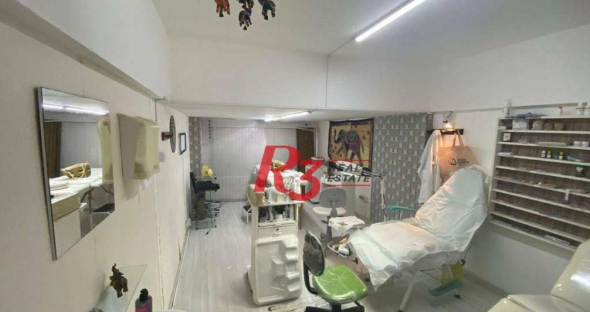 Loja à venda, 60 m² por R$ 360.000,00 - Gonzaga - Santos/SP