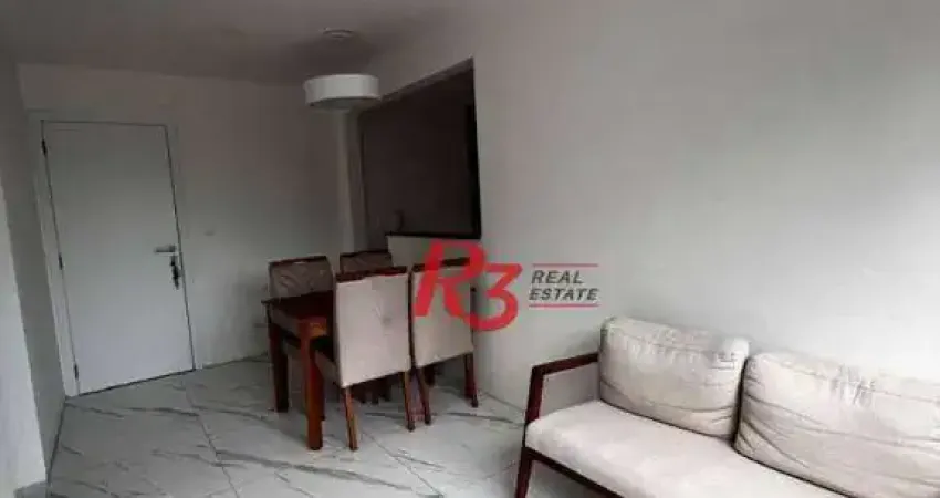 Apartamento com 2 dormitórios, 58 m² - venda por R$ 544.000,00 ou aluguel por R$ 4.890,00/mês - Marapé - Santos/SP