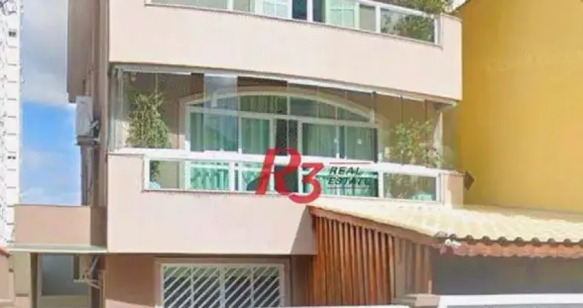 Casa à venda, 286 m² por R$ 3.890.000,00 - Embaré - Santos/SP