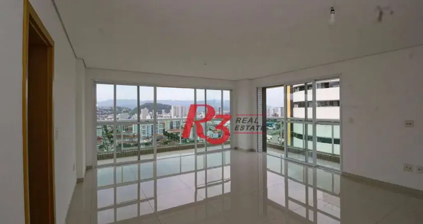 Cobertura com 4 dormitórios à venda, 413 m² por R$ 3.850.000,00 - Pompéia - Santos/SP