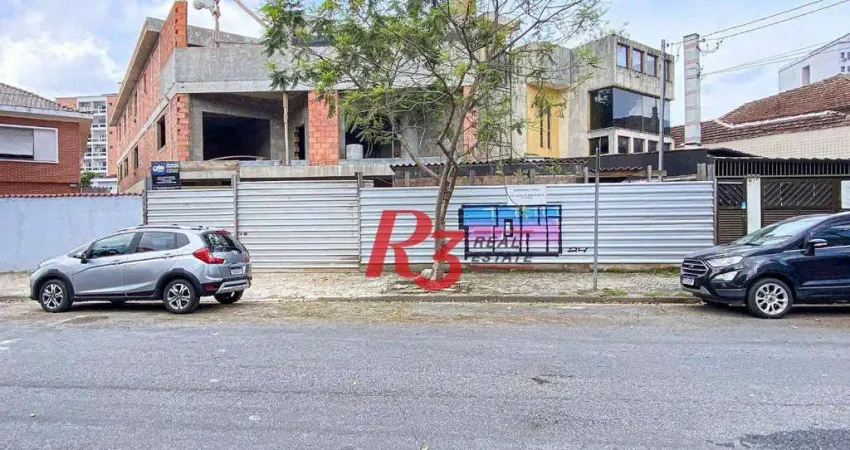Casa com 3 dormitórios à venda, 130 m² por R$ 1.362.000,00 - Embaré - Santos/SP