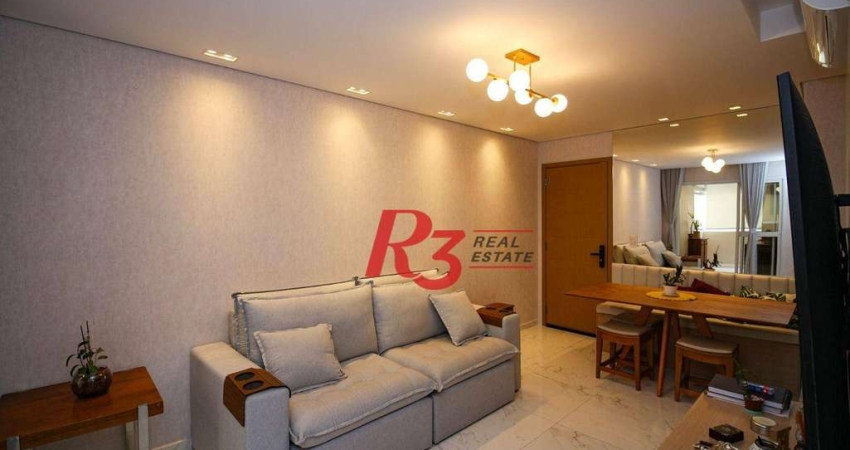 Apartamento à venda, 81 m² por R$ 1.330.000,00 - Boqueirão - Santos/SP