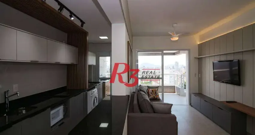 Apartamento para alugar, 60 m² por R$ 5.700,00/mês - Boqueirão - Santos/SP