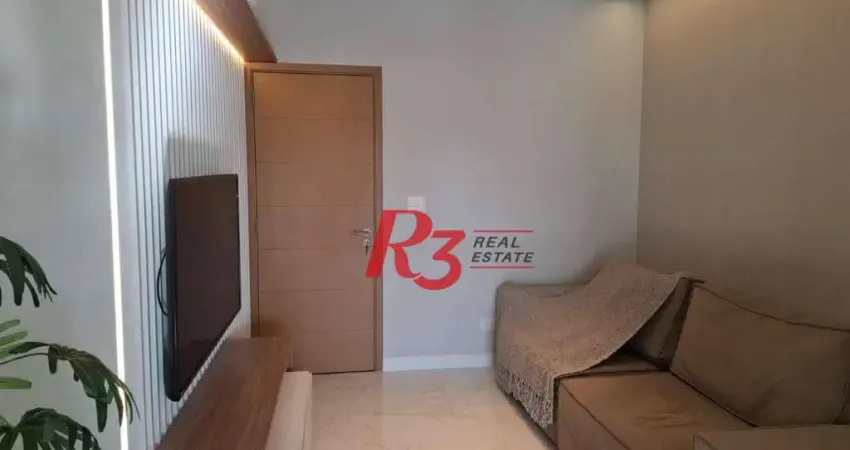 Apartamento com 2 dormitórios à venda, 80 m² por R$ 1.080.000,00 - Boqueirão - Santos/SP