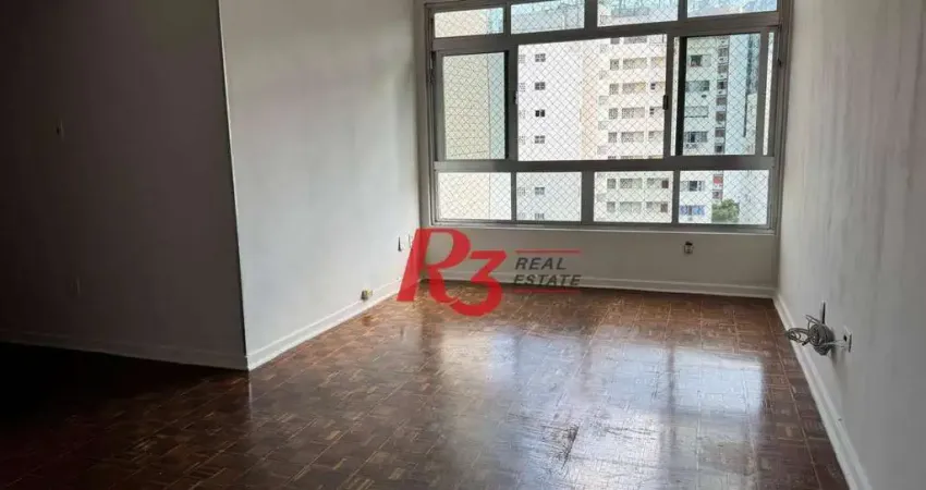 Apartamento com 2 dormitórios para alugar, 123 m² por R$ 5.042,00/mês - José Menino - Santos/SP