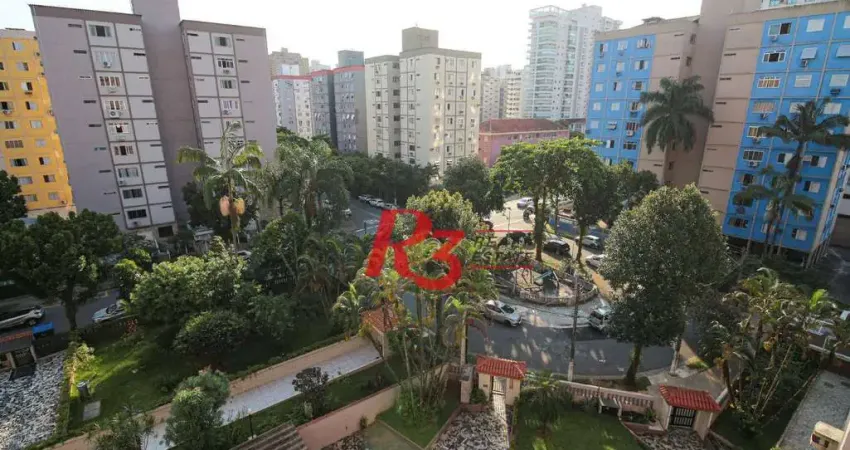 Apartamento com 3 dormitórios para alugar, 82 m² por R$ 3.700,00/mês - Aparecida - Santos/SP