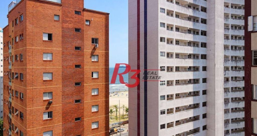 Apartamento com 1 dormitório à venda, 54 m² por R$ 285.000,00 - José Menino - Santos/SP