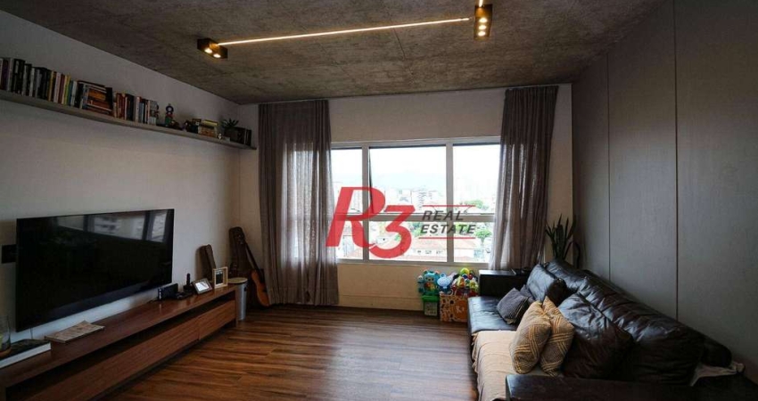Apartamento à venda, 74 m² por R$ 940.000,00 - Embaré - Santos/SP