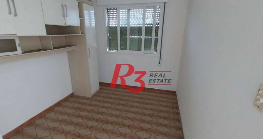Apartamento com 1 dormitório à venda, 50 m² por R$ 340.000,00 - Embaré - Santos/SP