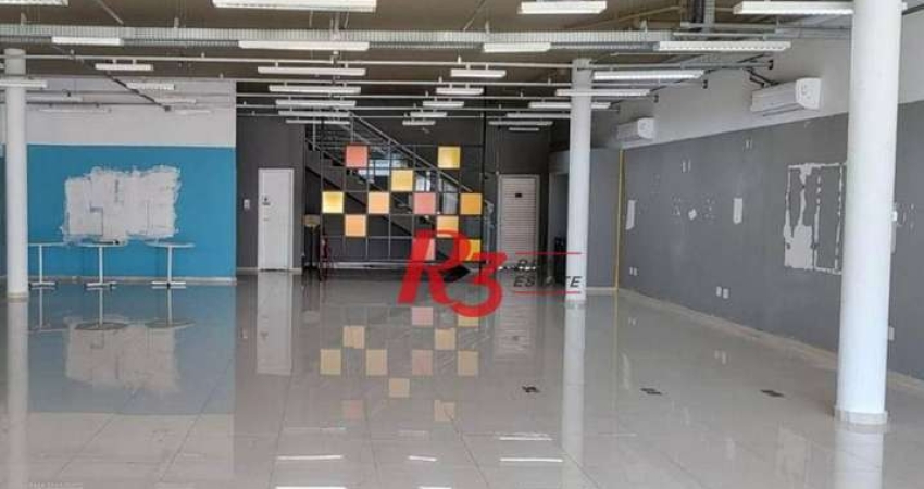 Loja para alugar, 427 m² por R$ 31.422,43/mês - Ponta da Praia - Santos/SP