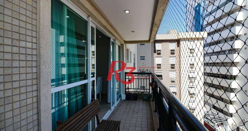 Apartamento à venda, 138 m² por R$ 1.490.000,00 - Gonzaga - Santos/SP