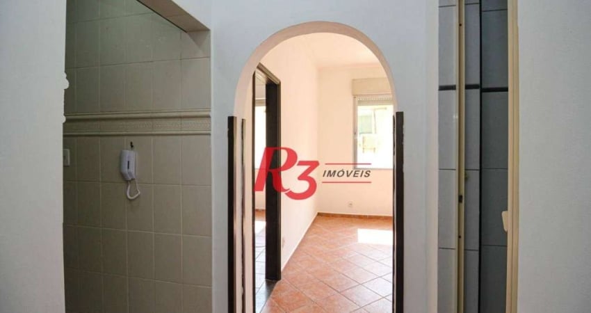 Apartamento com 1 dormitório à venda, 50 m² por R$ 380.000,00 - Ponta da Praia - Santos/SP