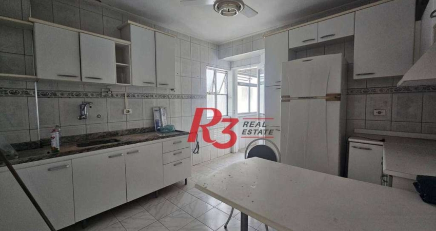 Apartamento com 2 dormitórios à venda, 80 m² por R$ 430.000,00 - Campo Grande - Santos/SP