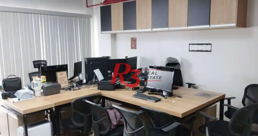 Sala à venda, 60 m² por R$ 480.000,00 - Centro - Santos/SP