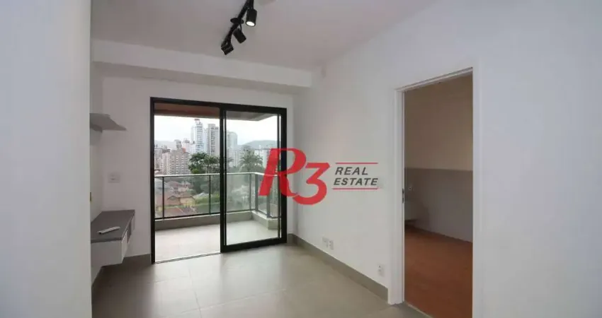 Apartamento com 1 dormitório, 54 m² - venda por R$ 830.000,00 ou aluguel por R$ 6.009,00/mês - Boqueirão - Santos/SP