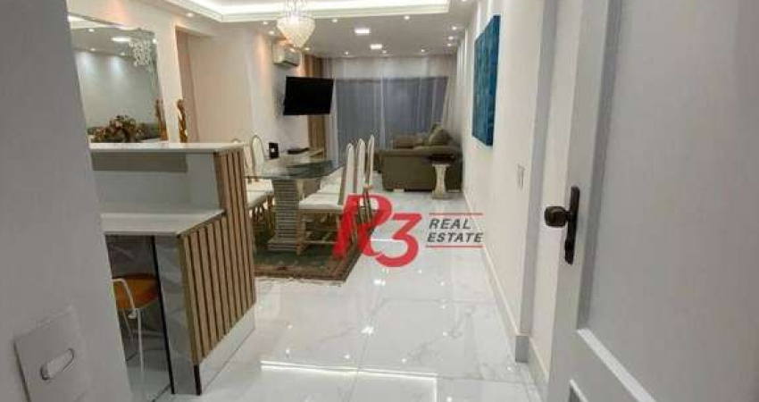 Apartamento à venda, 120 m² por R$ 1.350.000,00 - Embaré - Santos/SP