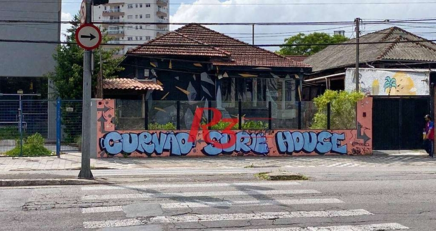 Casa para alugar, 350 m² por R$ 20.000,00/mês - Boqueirão - Santos/SP