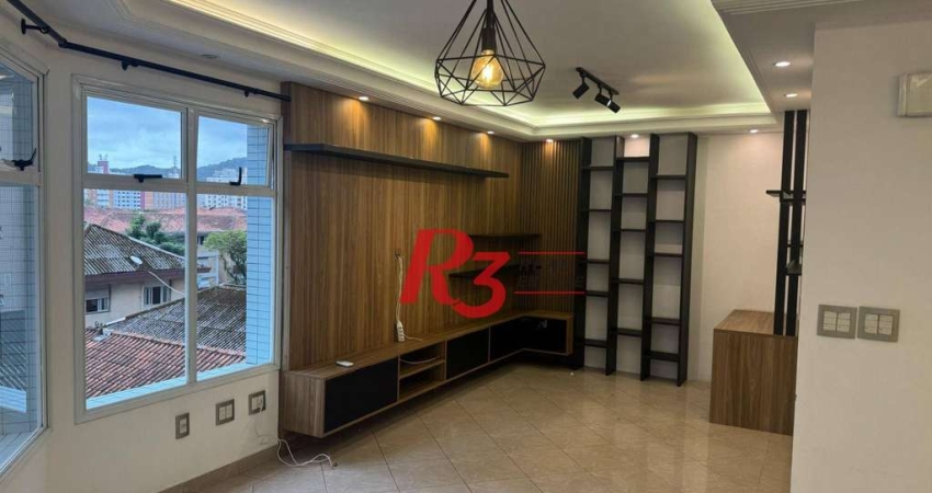 Apartamento à venda, 161 m² por R$ 1.590.000,00 - Gonzaga - Santos/SP