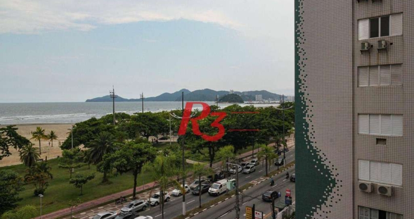 Apartamento com 3 dormitórios para alugar, 138 m² por R$ 8.500,02/mês - Gonzaga - Santos/SP