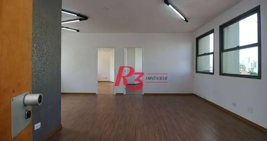 Conjunto para alugar, 70 m² por R$ 3.850,02/mês - Gonzaga - Santos/SP