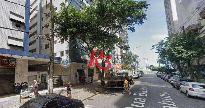 Apartamento com 1 dormitório à venda, 34 m² por R$ 395.000,00 - Ponta da Praia - Santos/SP