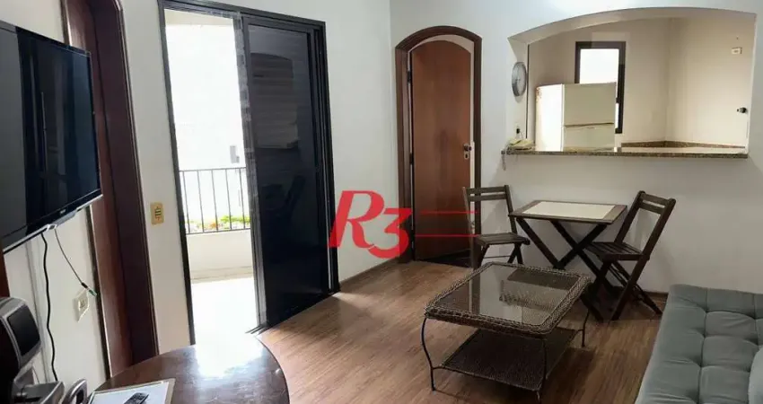 Flat com 1 quarto à venda na Rua Bahia, 174, Gonzaga, Santos
