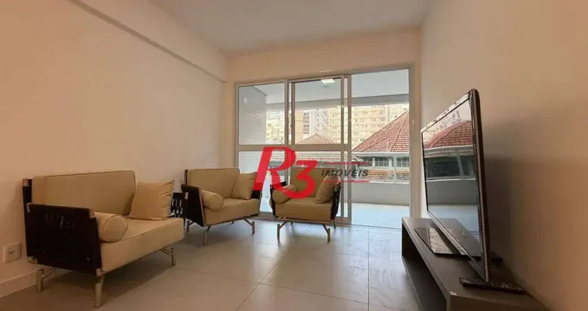 Apartamento com 2 dormitórios à venda, 85 m² por R$ 1.800.000,00 - Embaré - Santos/SP