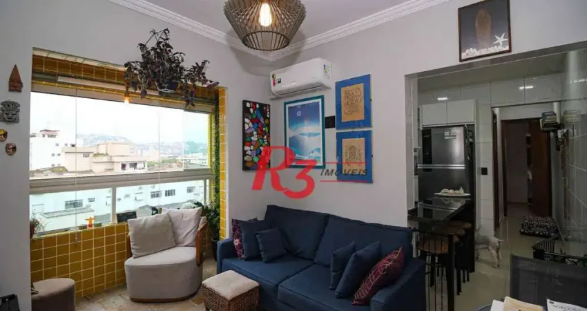 Apartamento à venda, 65 m² por R$ 425.000,00 - Campo Grande - Santos/SP