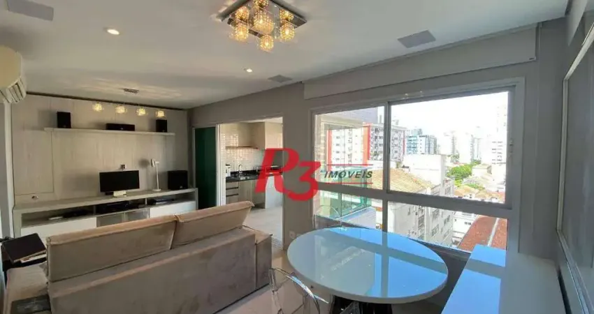 Apartamento à venda, 98 m² por R$ 1.330.000,00 - Gonzaga - Santos/SP