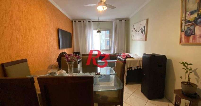 Apartamento com 3 dormitórios à venda, 91 m² por R$ 430.000,00 - Encruzilhada - Santos/SP
