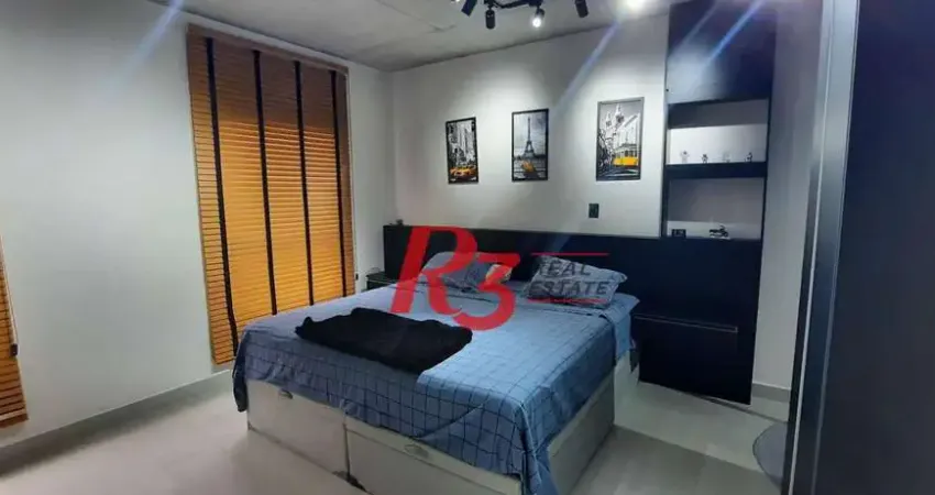 Apartamento com 1 dormitório à venda, 70 m² por R$ 890.000,00 - Embaré - Santos/SP