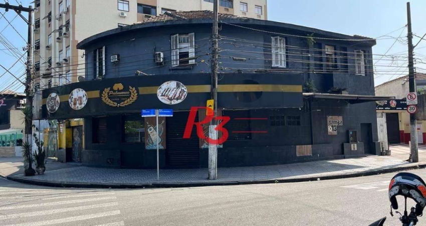 Terreno à venda, 500 m² por R$ 3.000.000,00 - Boqueirão - Santos/SP