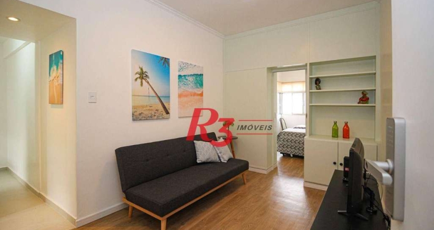 Apartamento à venda, 56 m² por R$ 485.000,00 - Gonzaga - Santos/SP