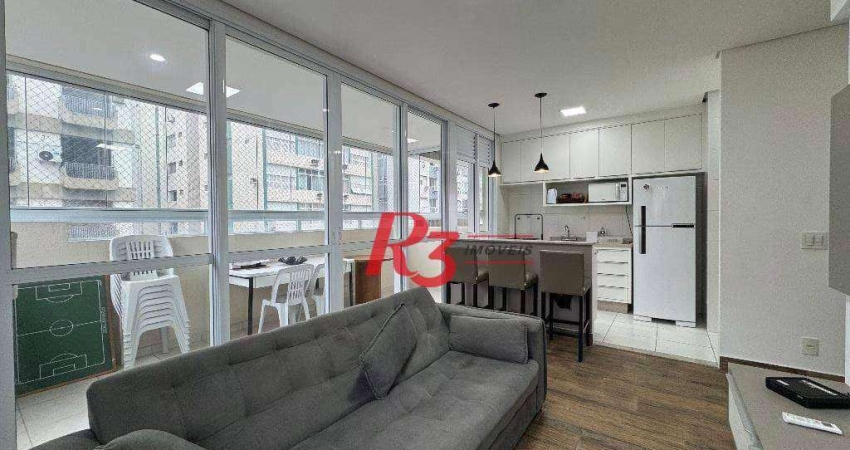 Apartamento com 2 dormitórios à venda, 72 m² por R$ 900.000,00 - Gonzaga - Santos/SP
