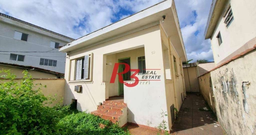 Exclusivo terreno à venda em excelente localização de Santos, com 8x37 m², plano, condição muito especial!!!