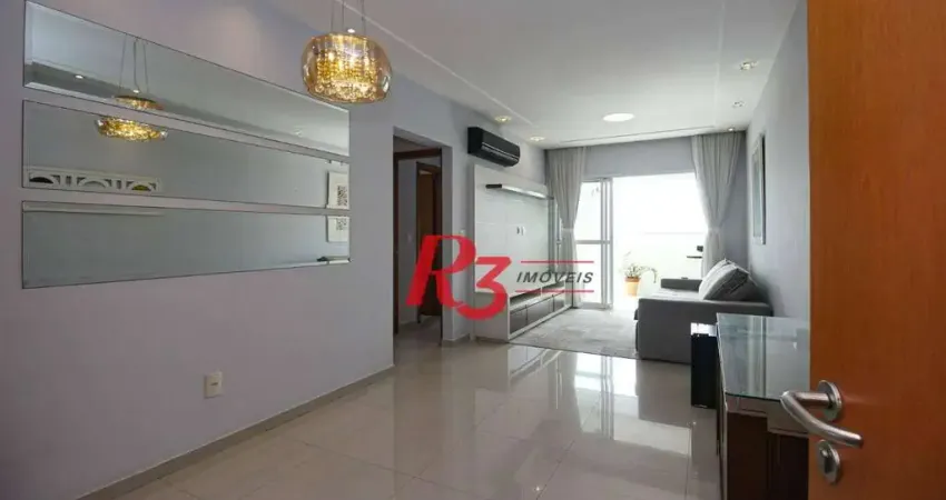 Apartamento com 2 dormitórios para alugar, 84 m² por R$ 5.200,00/mês - Vila Belmiro - Santos/SP