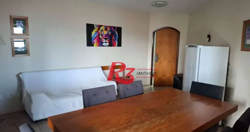 Flat com 1 quarto à venda na Rua Bahia, 174, Gonzaga, Santos
